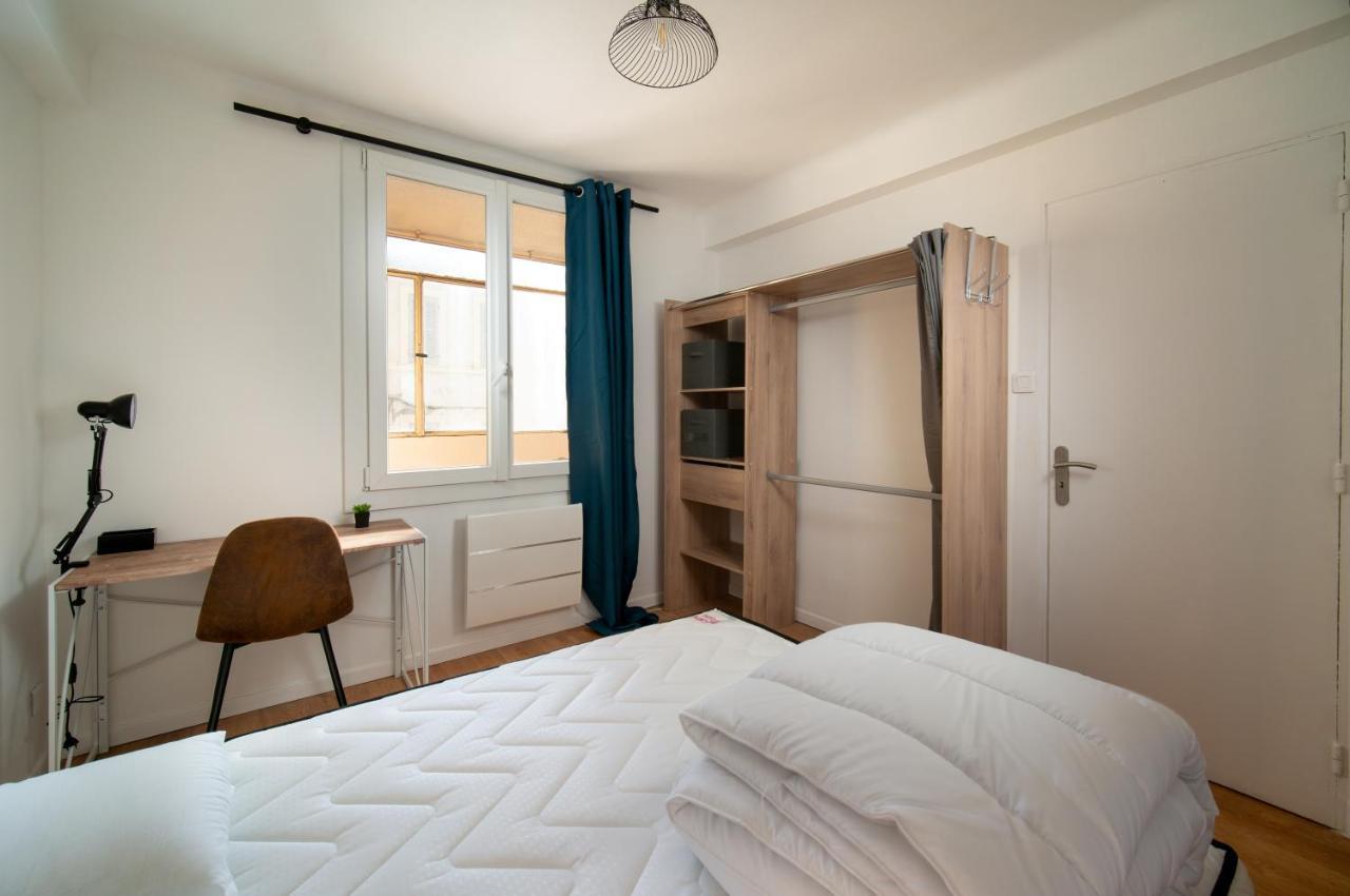 Grand Appartement 3 Chambres Avec Clim Et Balcon Marselha Exterior foto